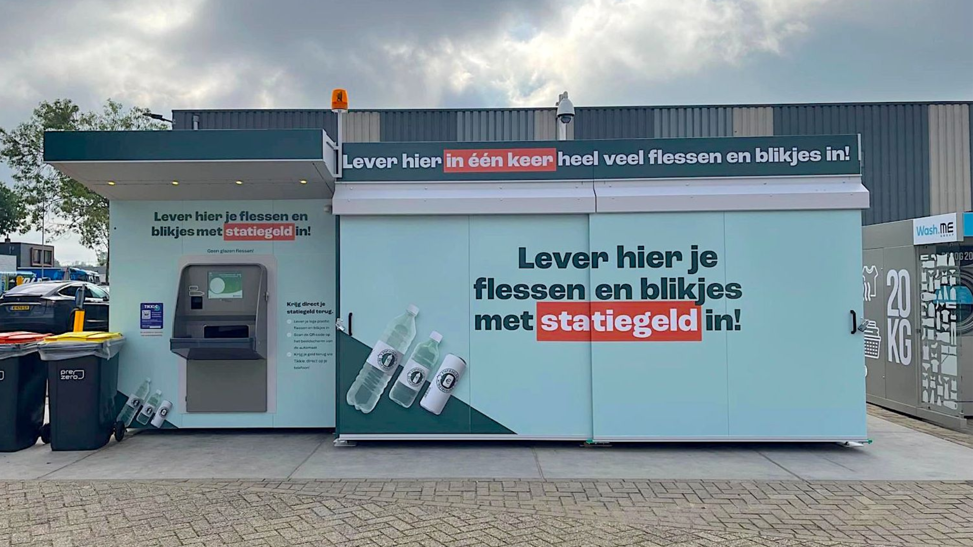 Bulk statiegeld automaat flessen inleverpunt Doetinchem